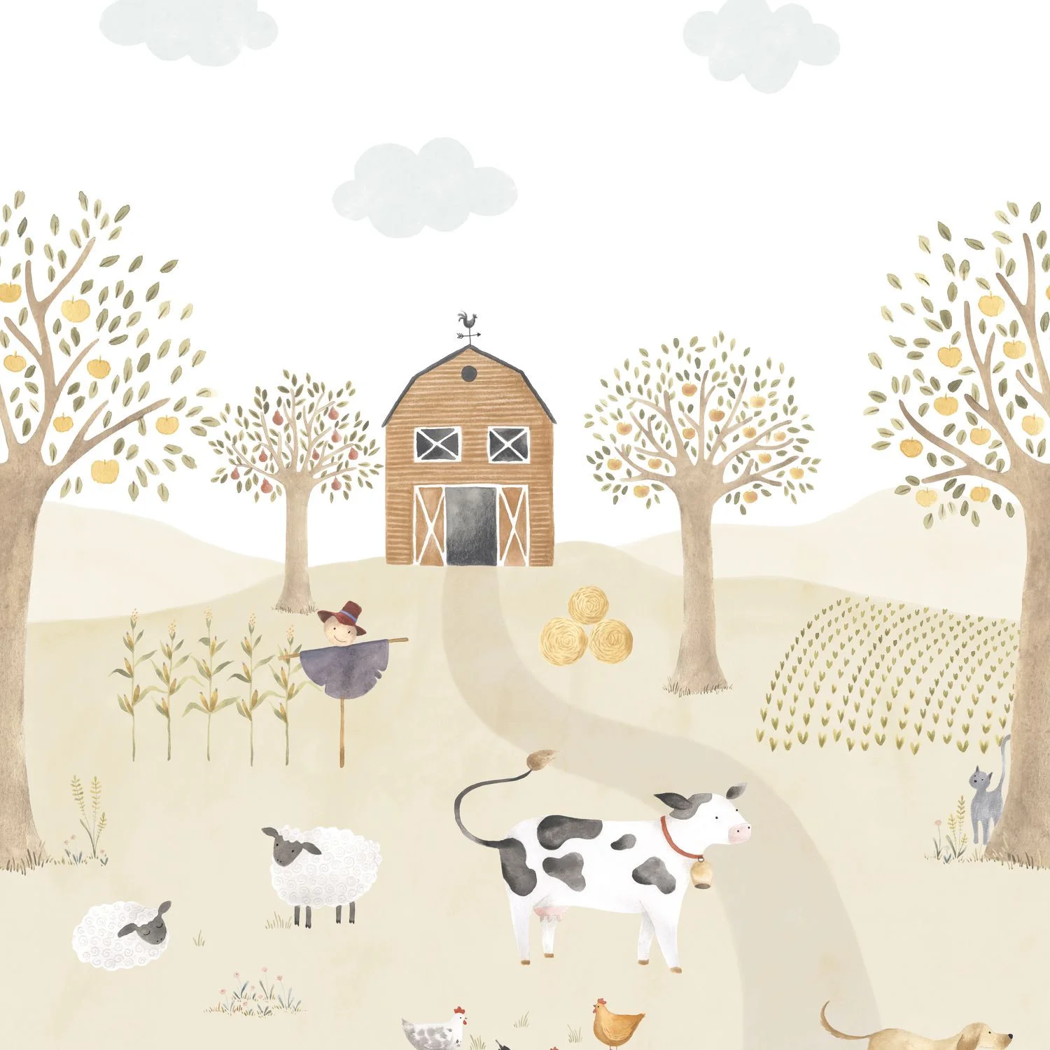 THE FARM ADVENTURES WITH COW Casadeco, ONCE UPON A TIME