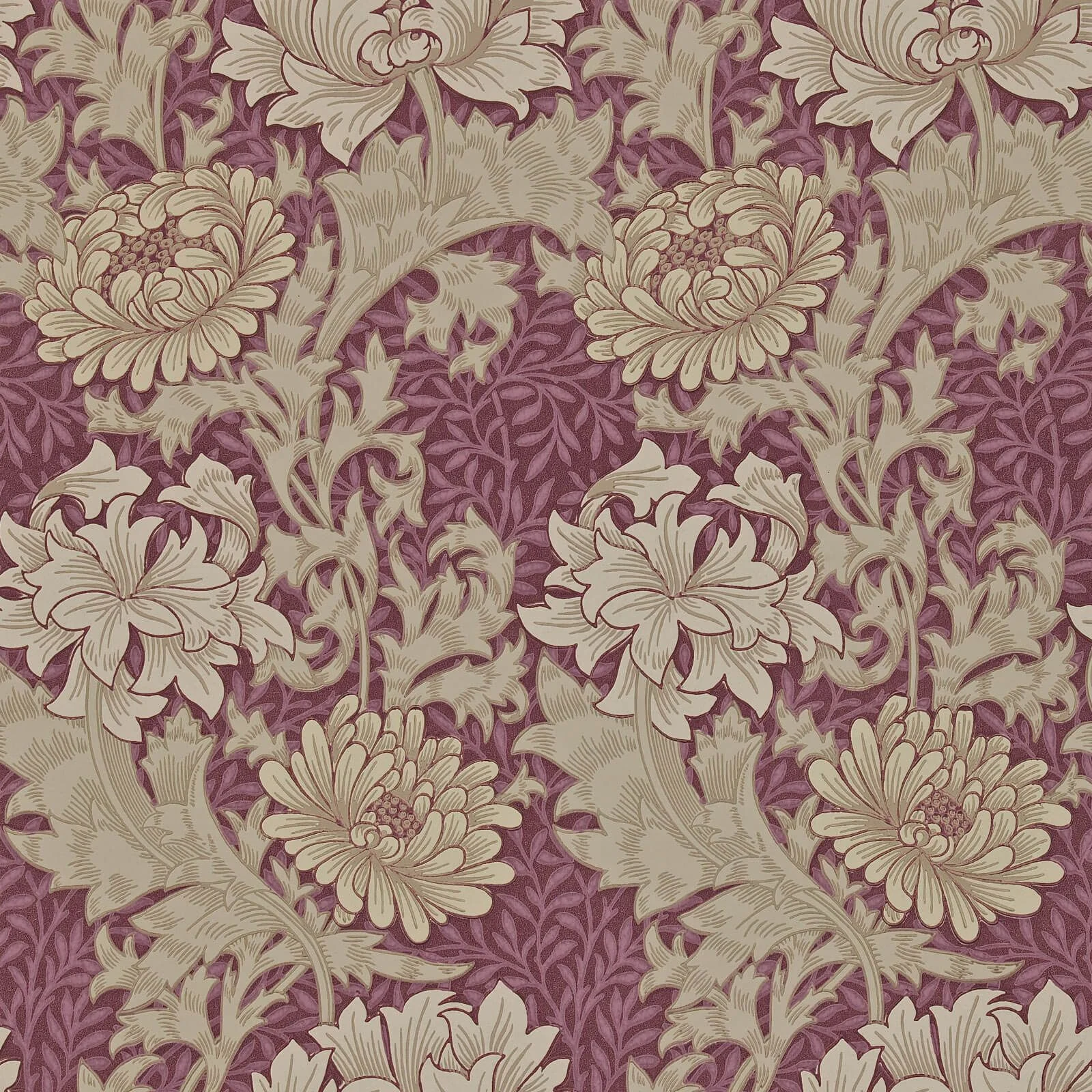 Chrysanthemum Morris & Co., Archive II Wallpapers