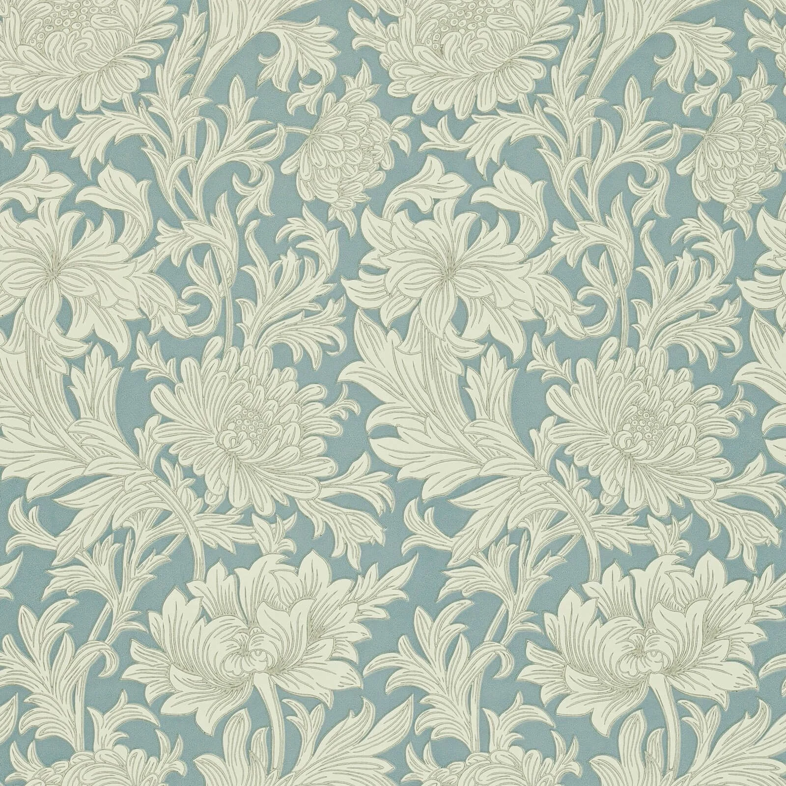 Chrysanthemum Toile Morris & Co., Morris and Friends Wallpapers