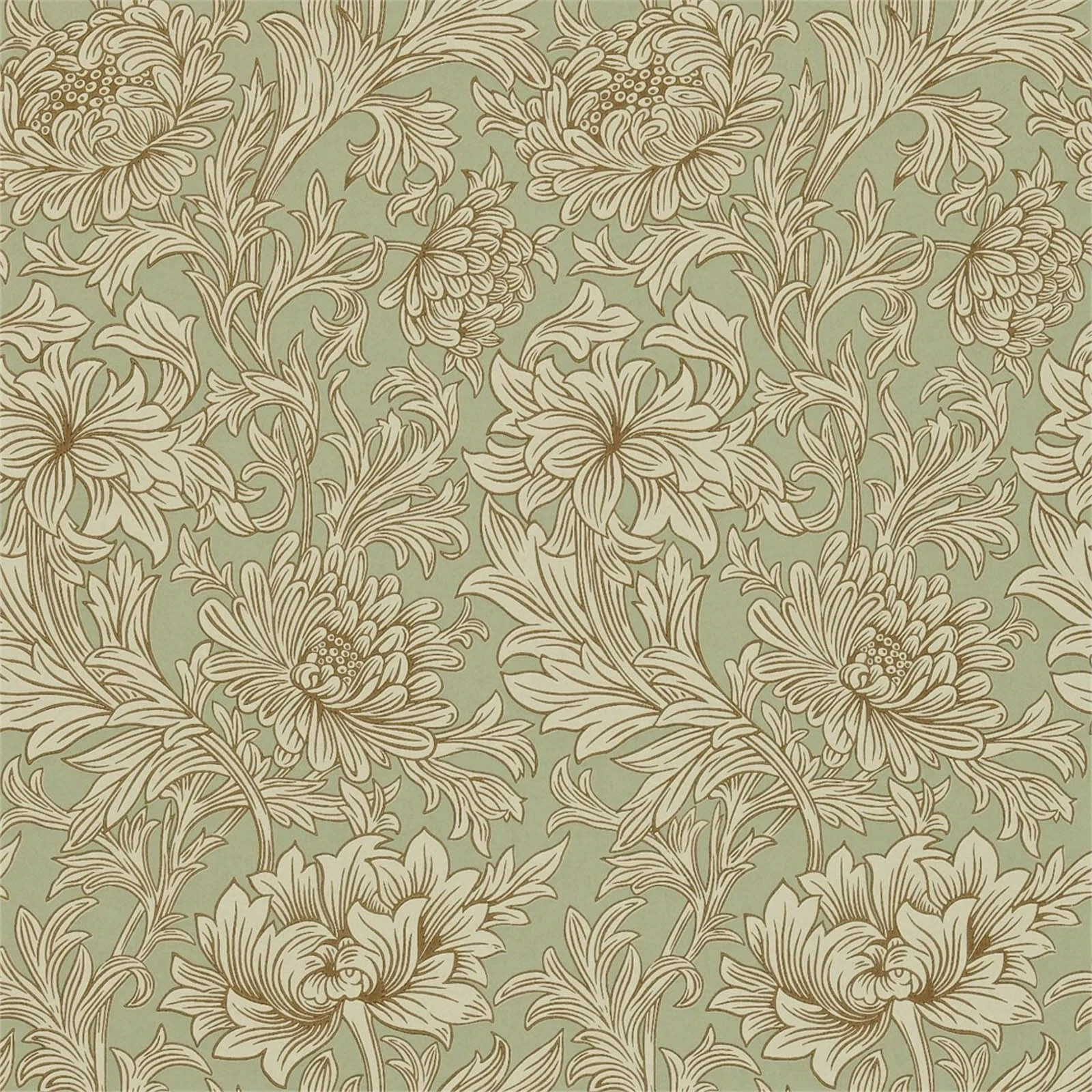 Chrysanthemum Toile Morris & Co.