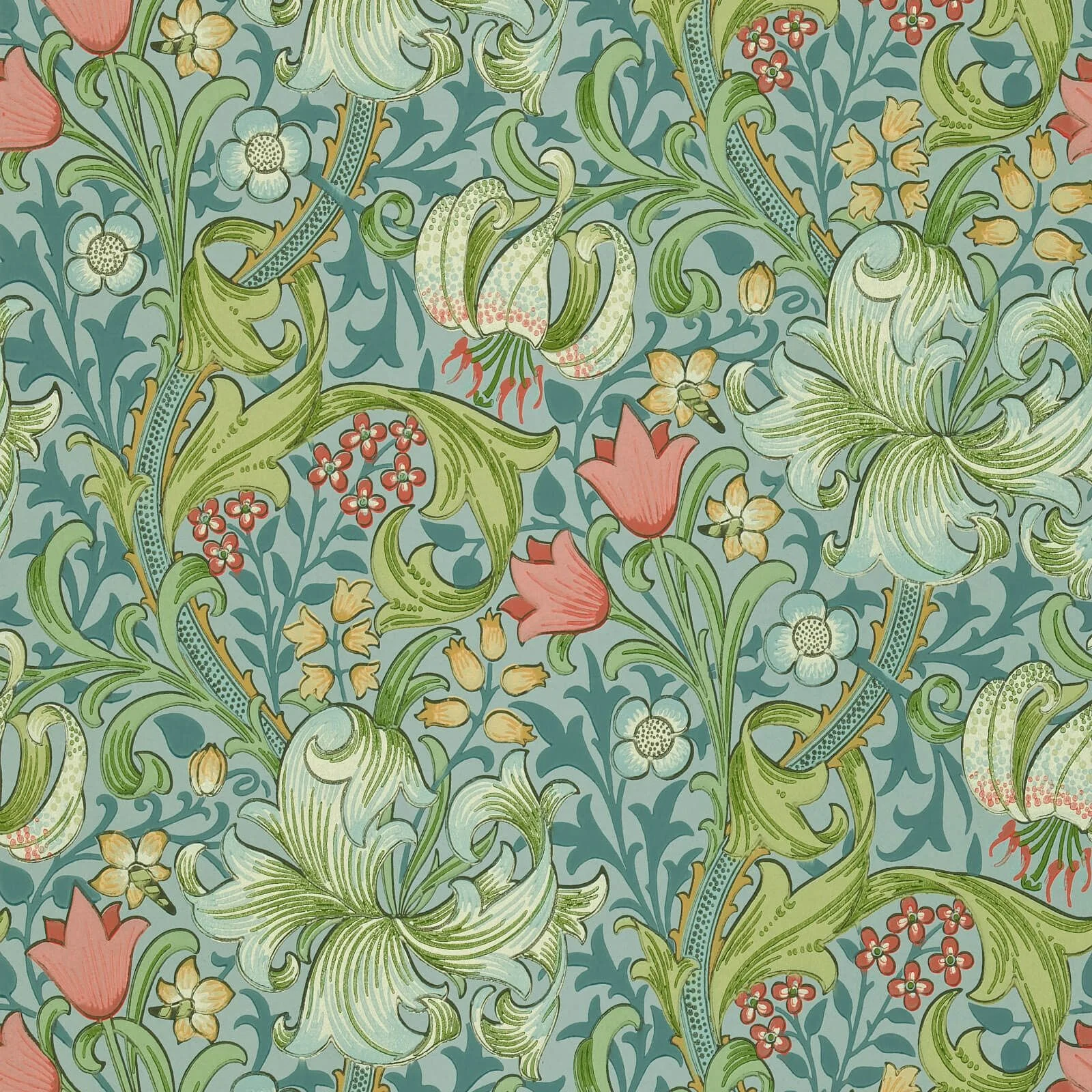 Golden Lily Morris & Co., Morris and Friends Wallpapers