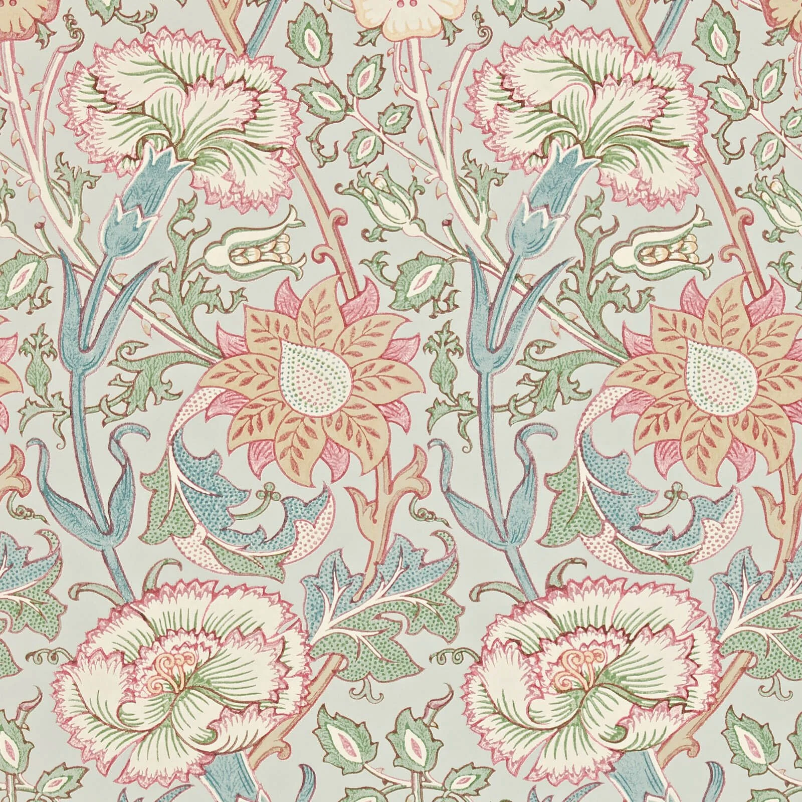 Pink & Rose Morris & Co., Morris and Friends Wallpapers
