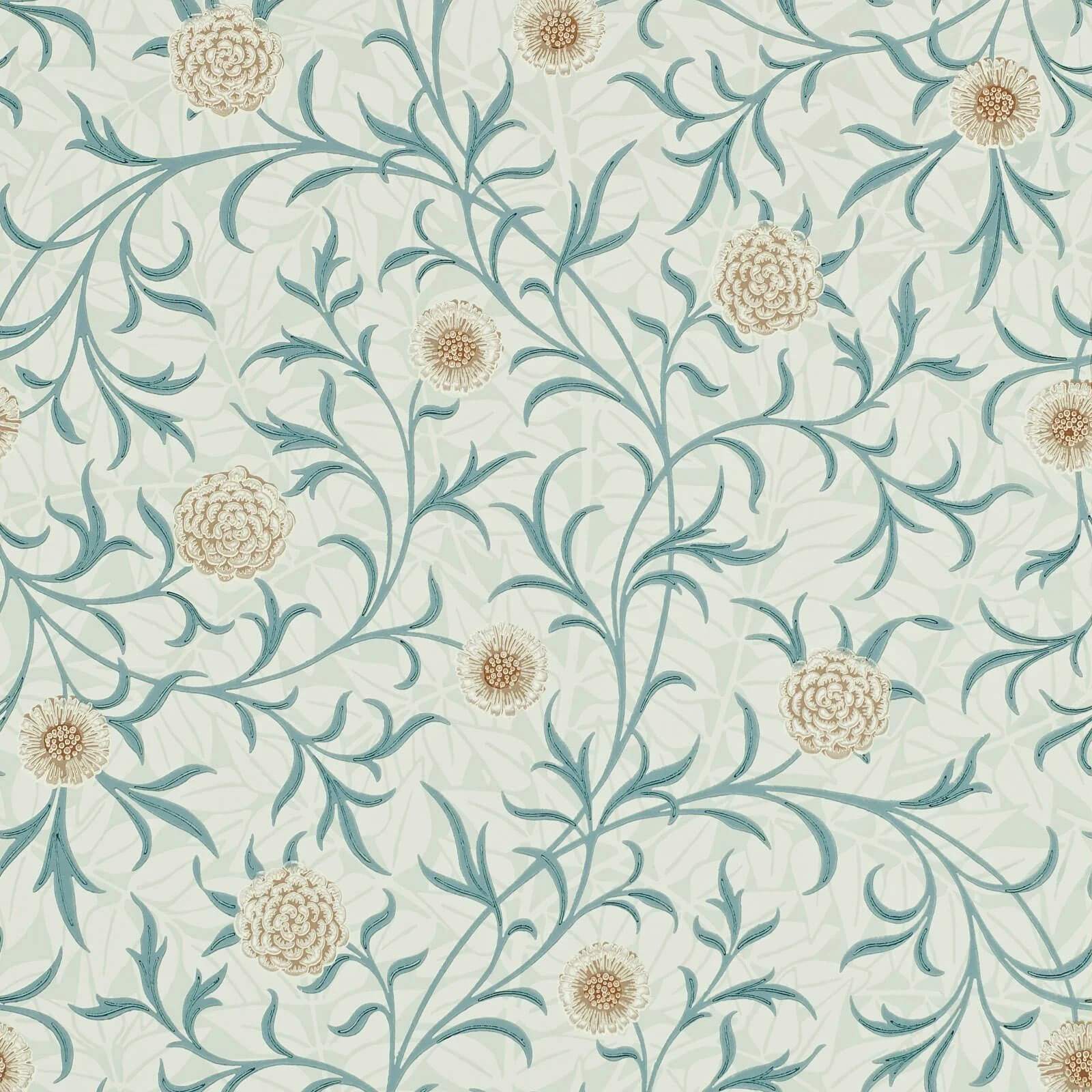 Scroll Morris & Co., Morris and Friends Wallpapers