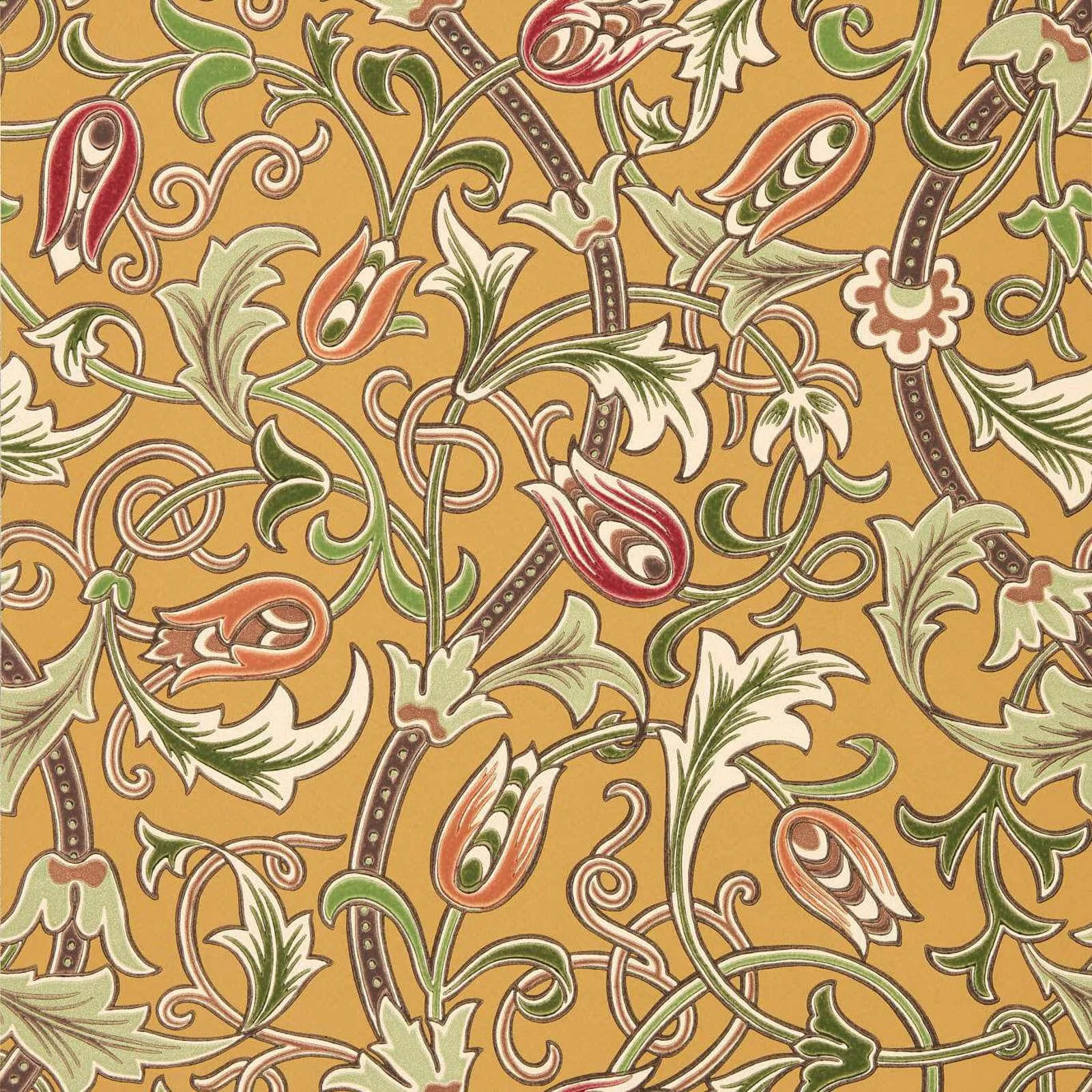 Scrolling Tulip Morris & Co.