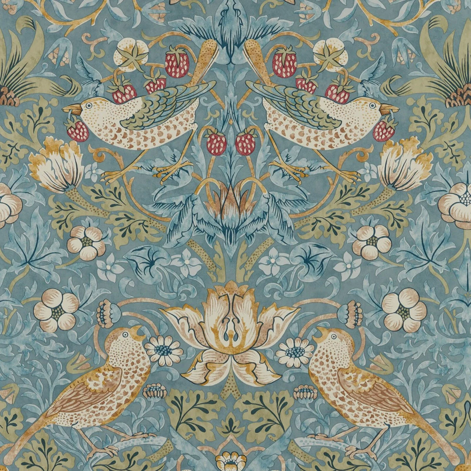 Strawberry Thief Morris & Co., Colours of Morris Wallpapers