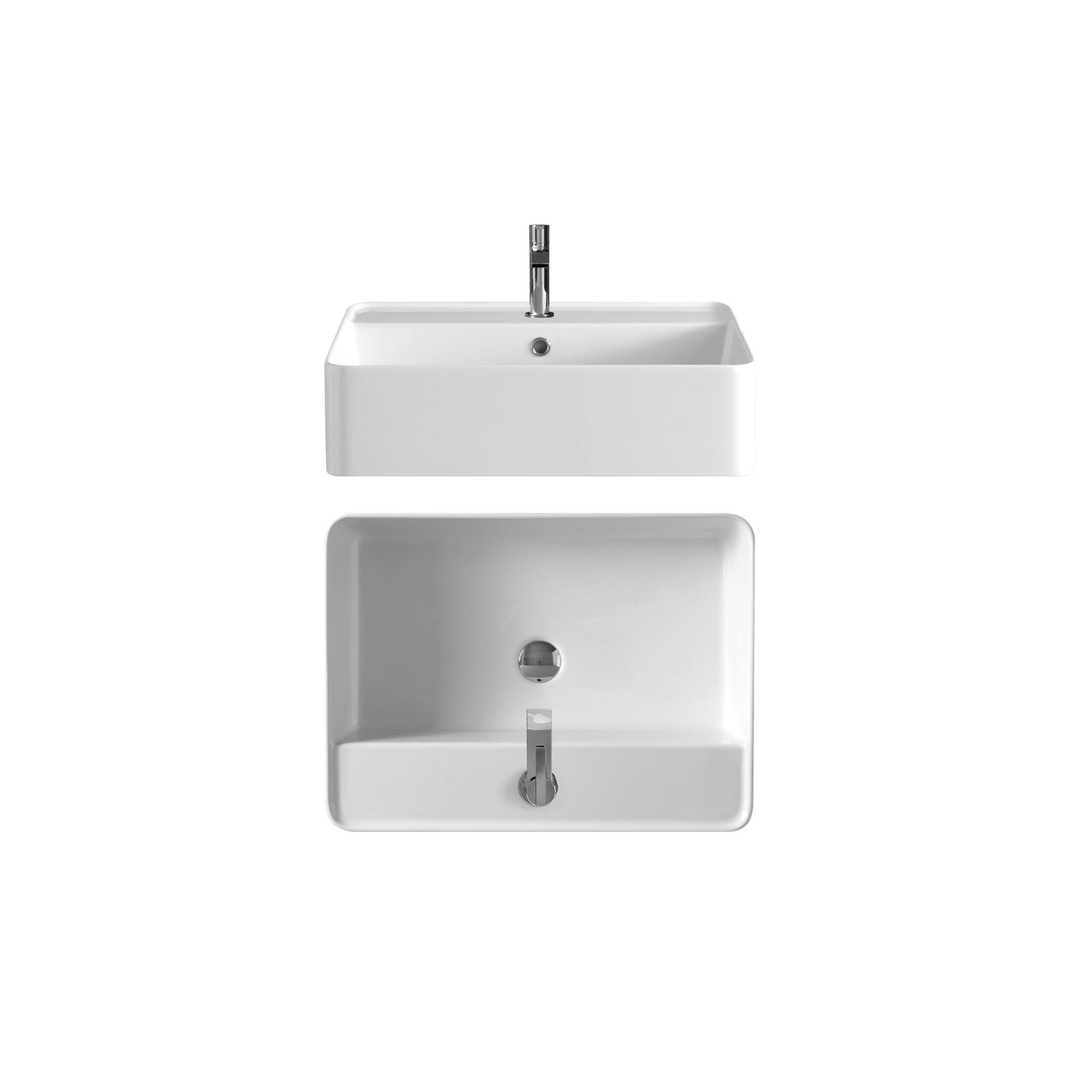 Раковина прямоугольная NIC Design Semplice 60 NIC Design, Раковины
