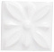Вставка Relieve Flor № 1 Snow Cap ADEX, STUDIO