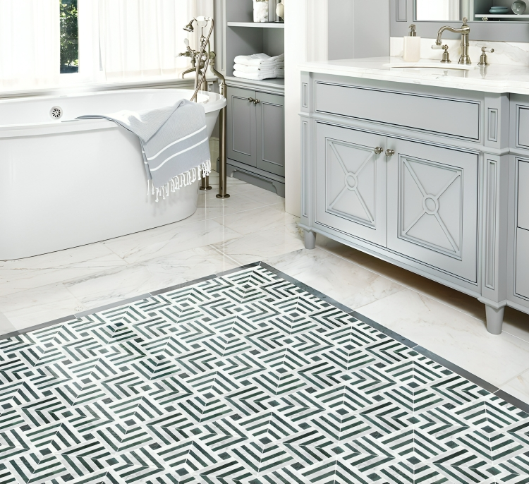Мраморная мозаика Geometric Marble