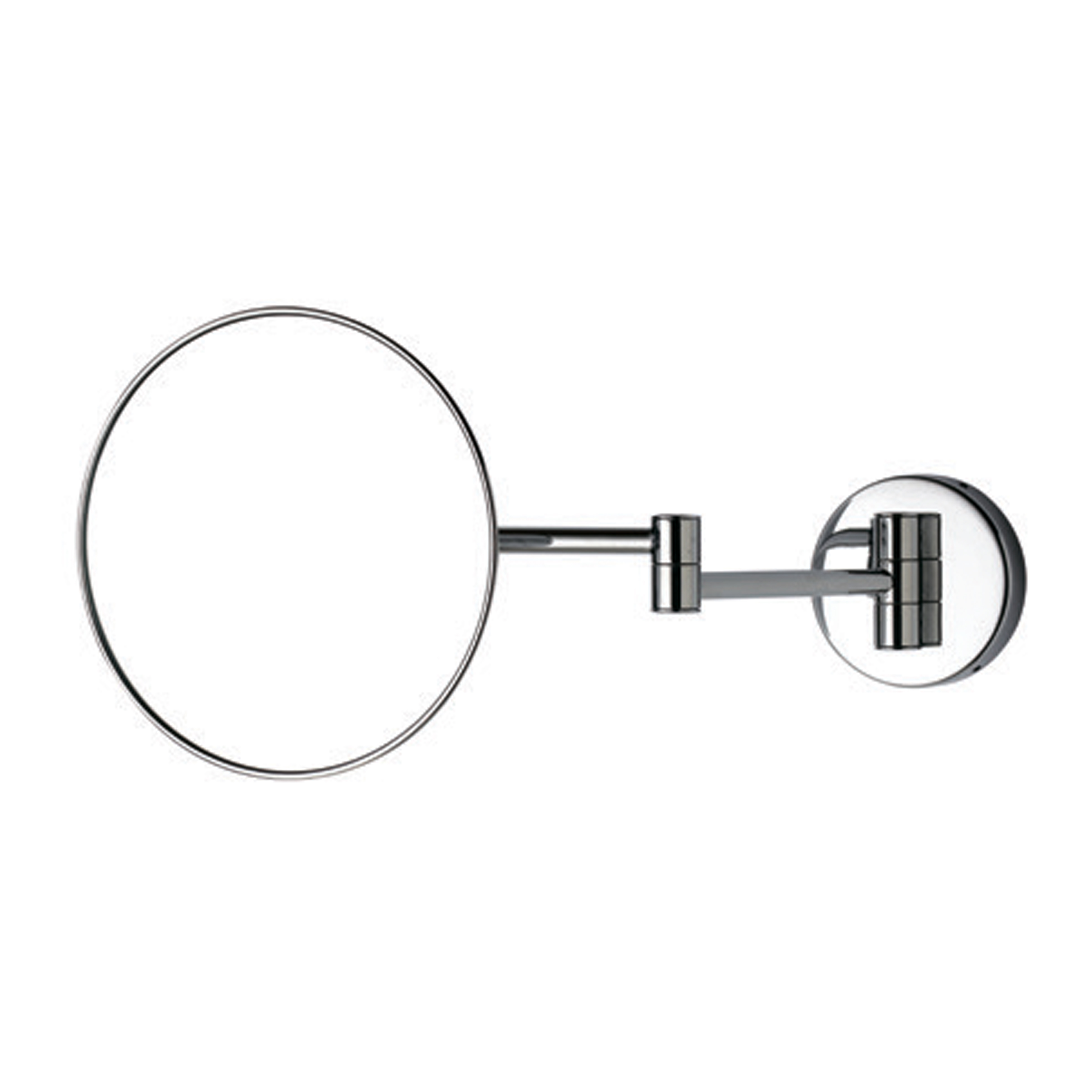 Wall mounting magnifying зеркало 3X. Double swing arm Bertocci, Mirror