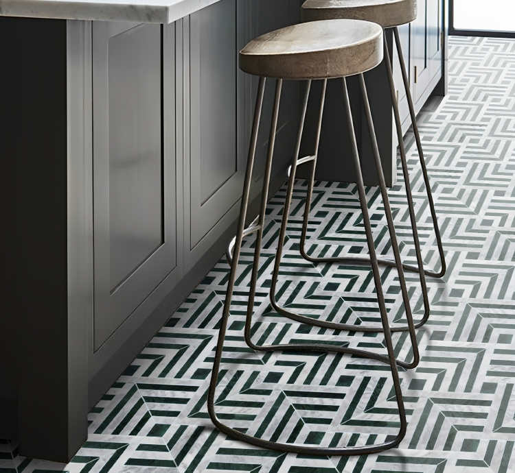 Мраморная мозаика Geometric Marble