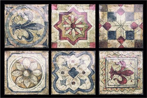 Decor Legend (Mix 6) Керамическая плитка 20x20 Mainzu, Milano