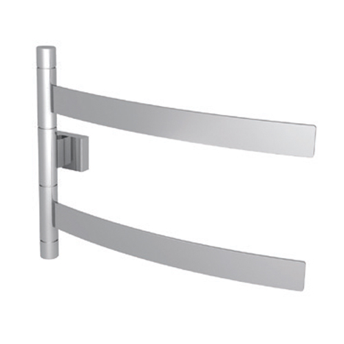 Double swing arm towel bar wall mounting Bertocci, Duecento