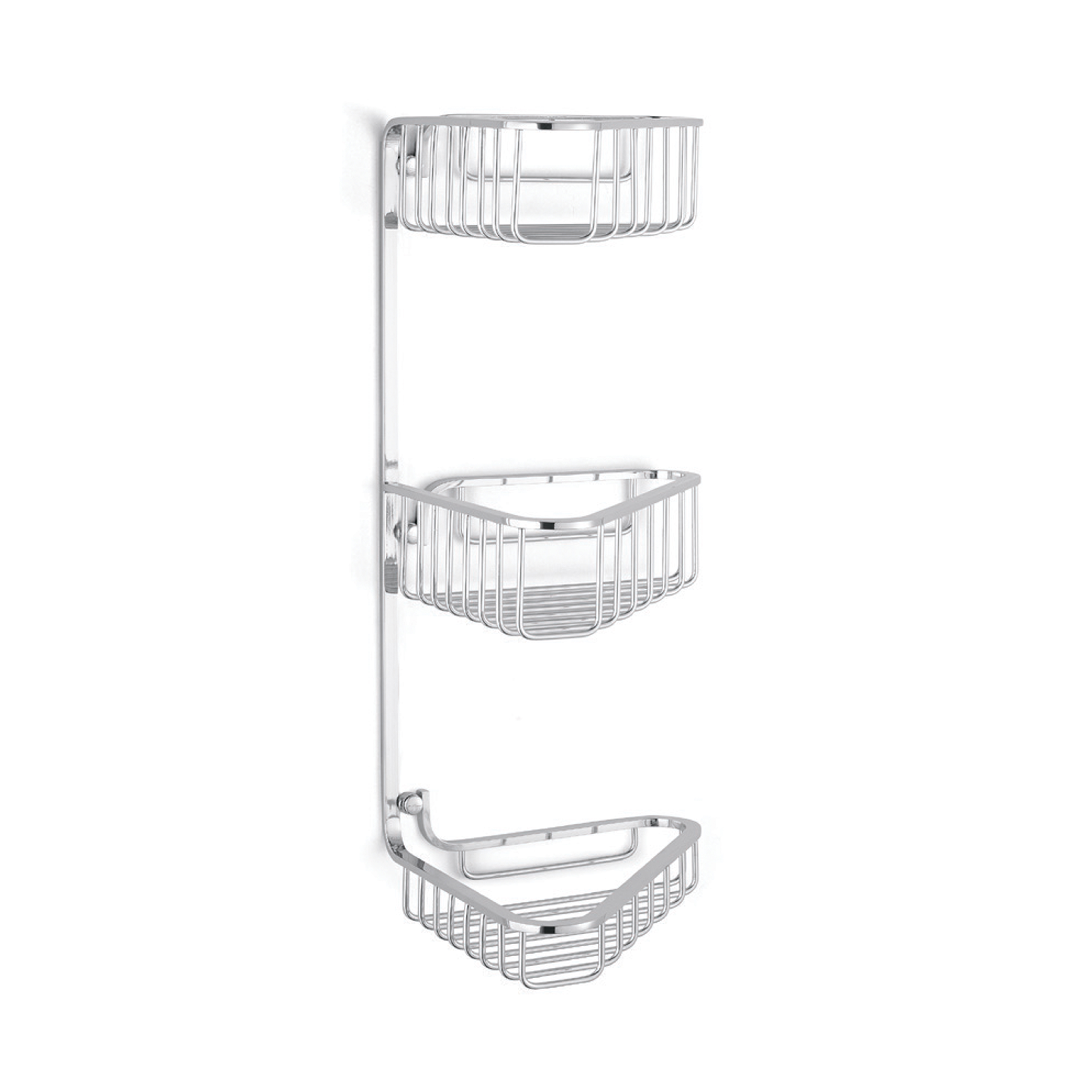 Triple grilled soap basket wall mounting Bertocci, Complements