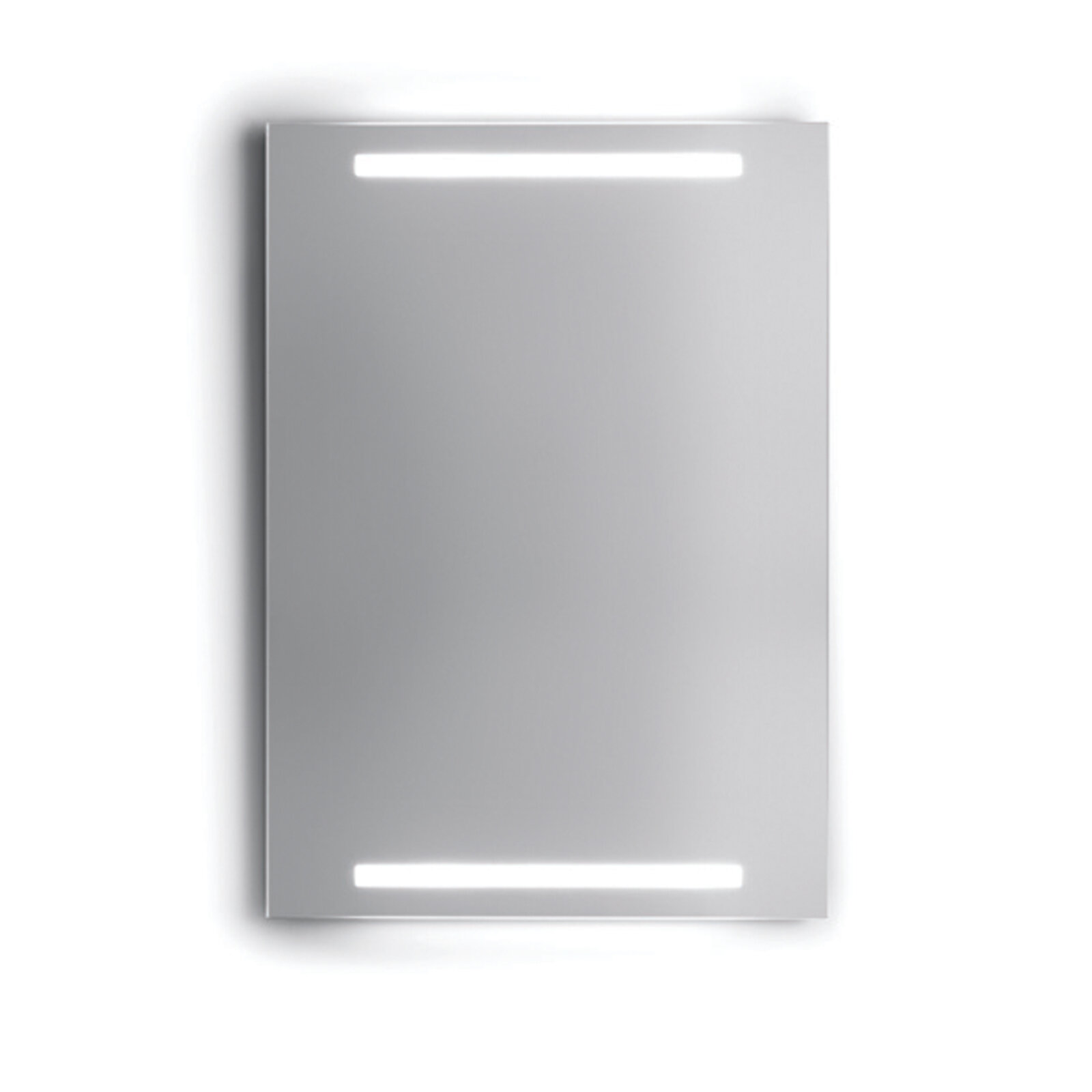 Прямоугольный зеркало с white or black MultiLux frame, front LED light IP65 4000°K (reversible item) H 60 wall mounting Bertocci, Mirror