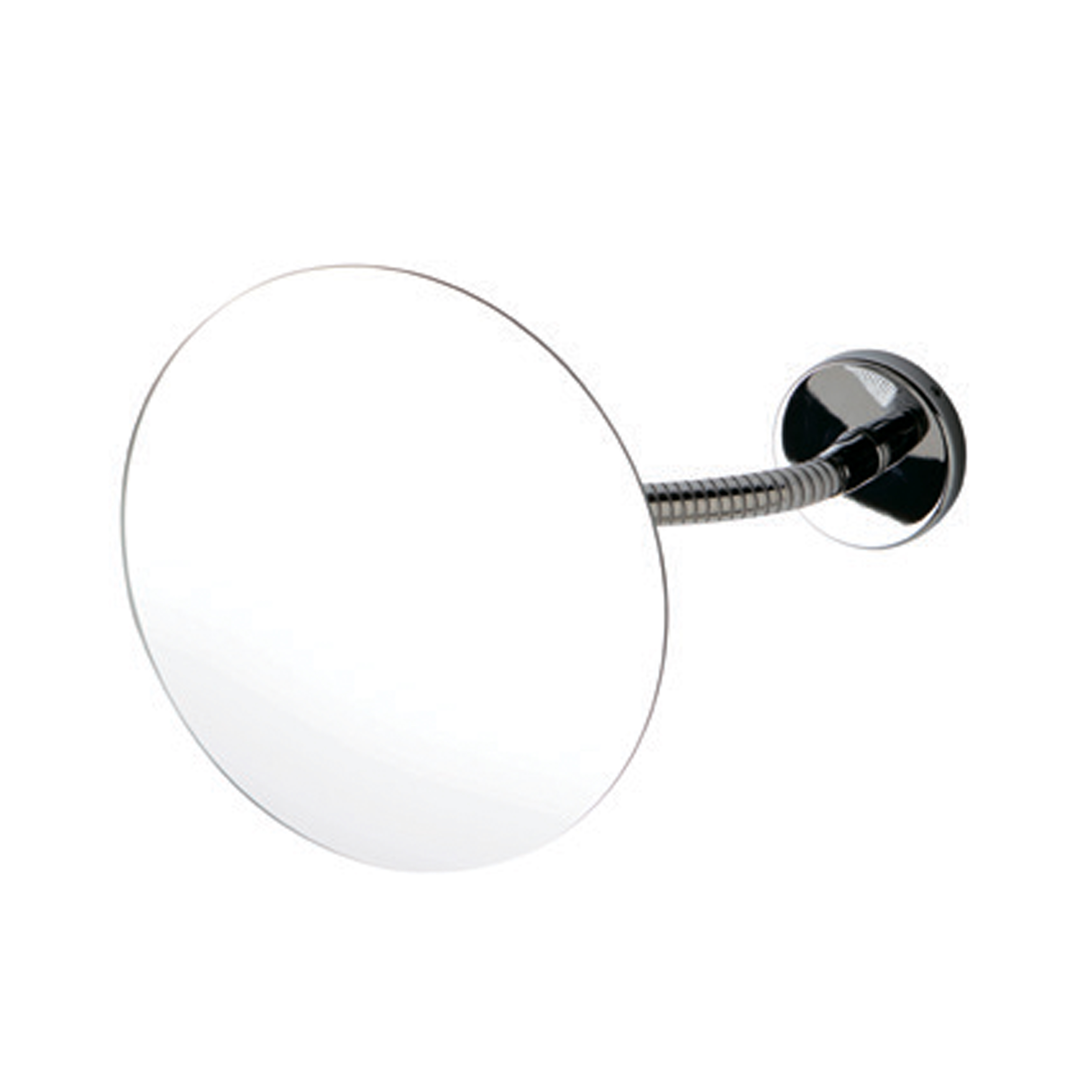 Wall mounting круглый brass magnifying зеркало 2X с gas-pipe shaped arm Bertocci, Mirror