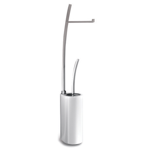 Standing туалетный ёршик с vase + держатель туалетной бумаги (керамическая) countertop Bertocci, Piantane Goccia