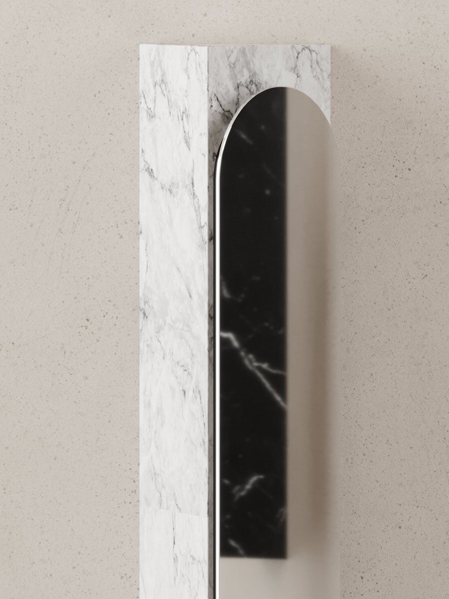 Зеркало овальное NIC Design Stilo H83 23×2.5×83 см NIC Design, Зеркала