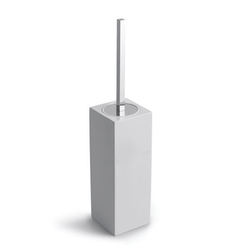 Туалетный ёршик с white solid surface vase Countertop Bertocci, Settecento