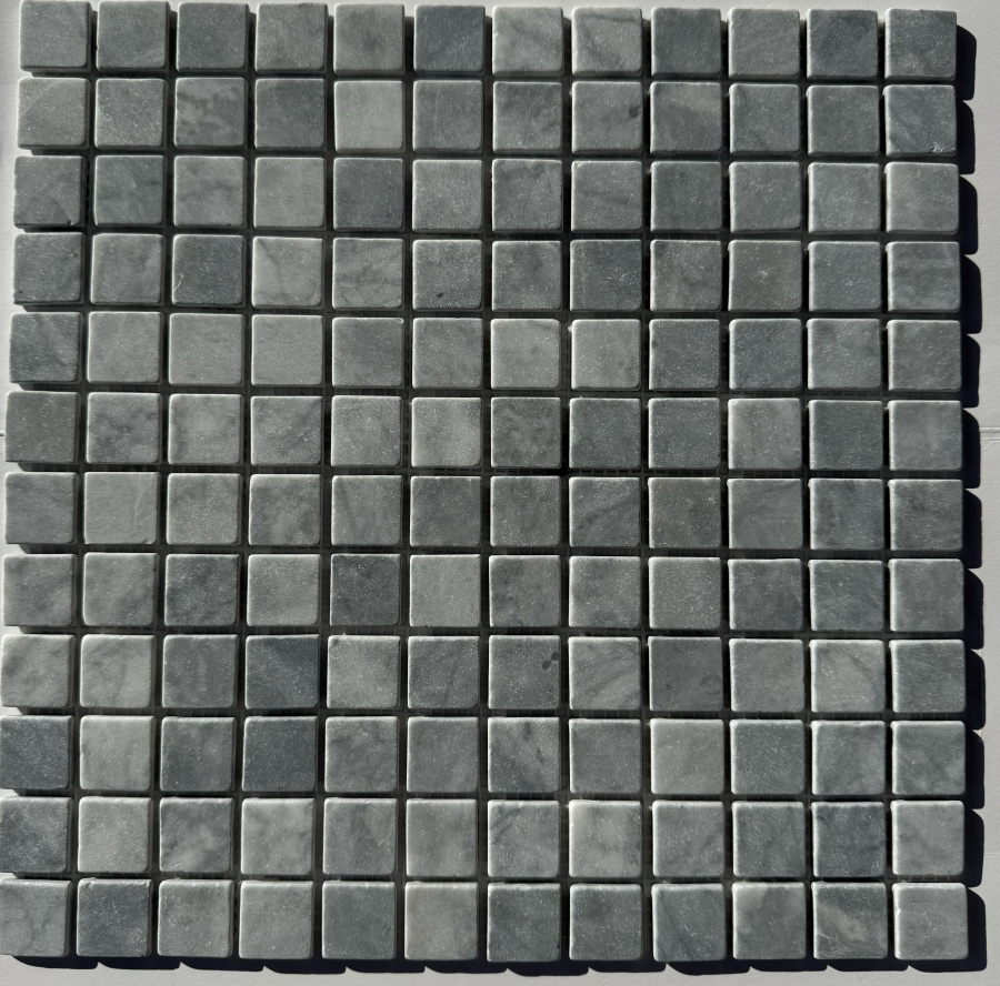 PIX 335 Ice Grey, чип 23х23 мм, сетка 305х305х4 мм, Матовая Pixel, Мрамор