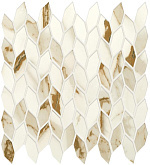 Calacatta Imperiale Mosaico Twist Shiny Atlas Concorde, Marvel Shine
