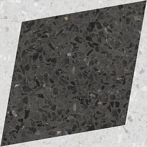 Natural Drops Rhombus Decor Graphite АКЦИЯ WOW, DROPS