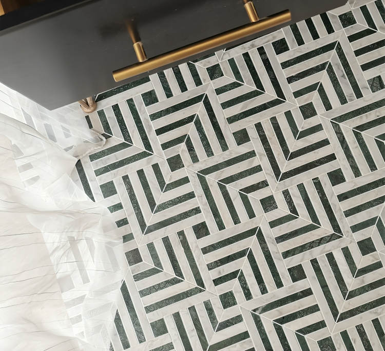 Мраморная мозаика Geometric Marble