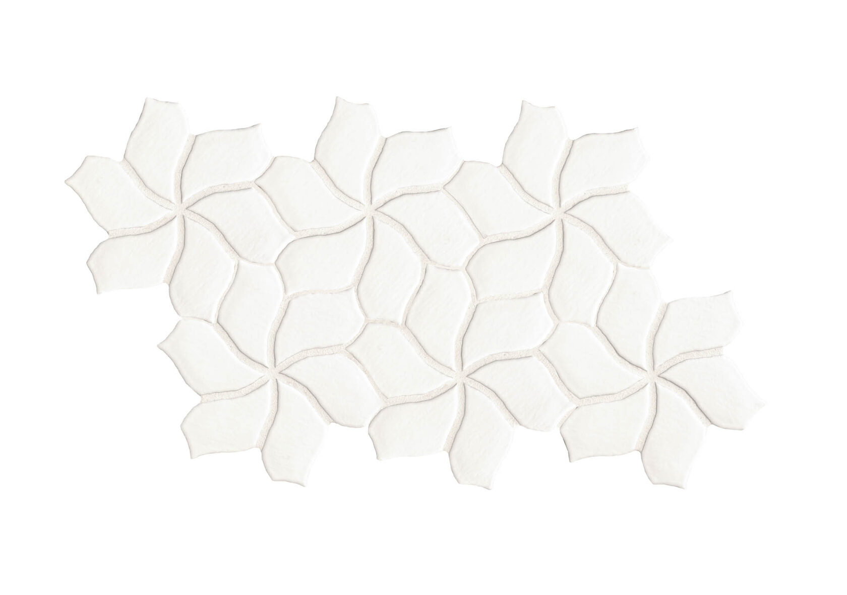 Flower White Matt Mutina, Botanica