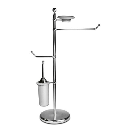 Напольная стойка для унитаза и биде Standing Towel holder with Soap, Paper and T.Brush 3SC, Pastelli