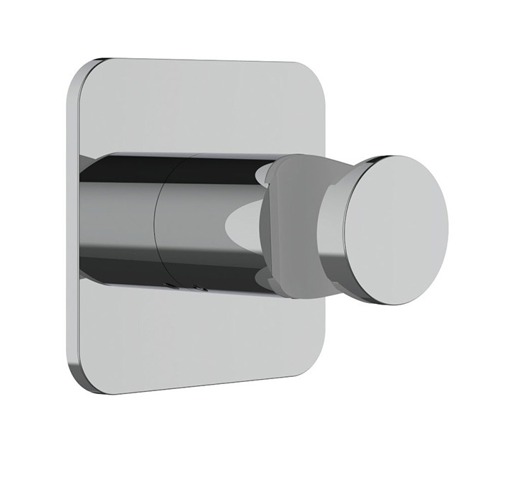 Настенный держатель с розеткой Kuky Almar, water outlets and flex hoses