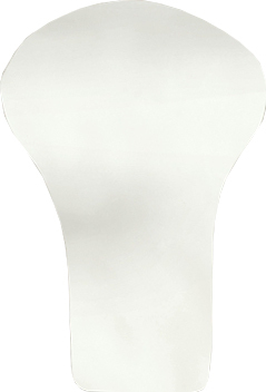 Angolo Esterno Bordo Satin Talco Tonalite, Satin