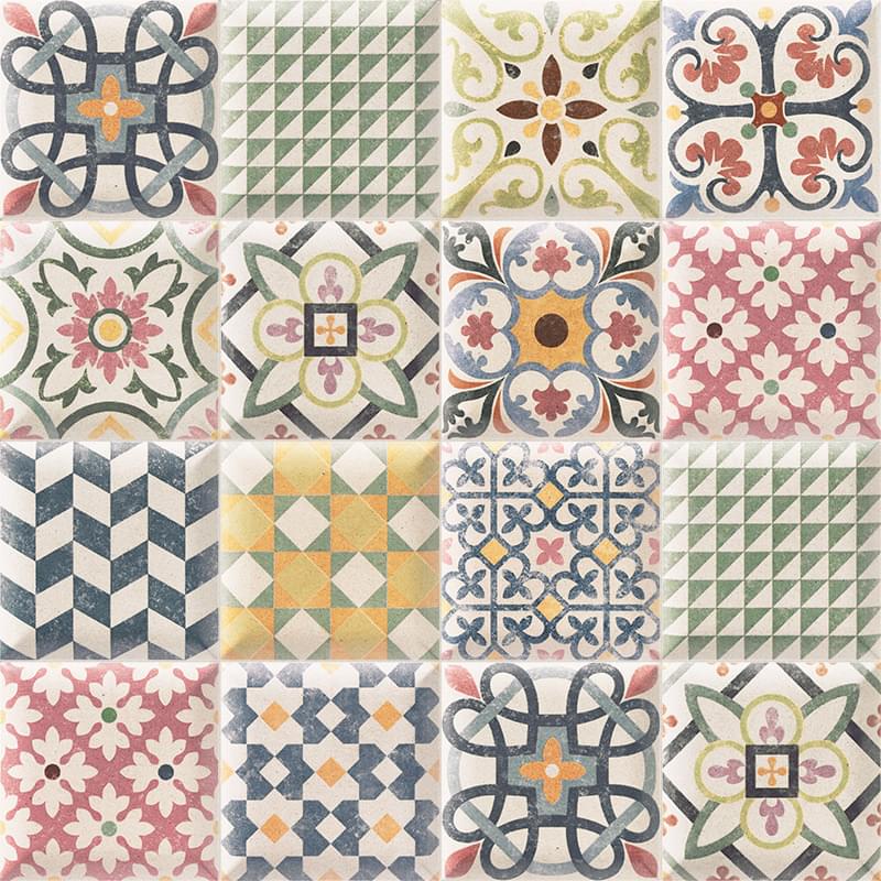 Decor Enzo Керамическая плитка 15x15 Mainzu, Bombato