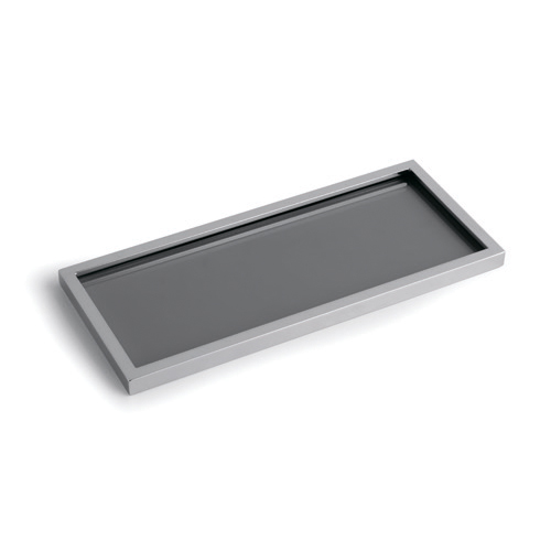 Gray-fumeè glass лоток с frame countertop Bertocci, Guccio