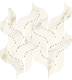 Calacatta Apuano Mosaico Waterfall Lappato Atlas Concorde, Marvel X
