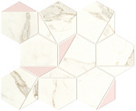 Calacatta Prestigio Rose Hex Silk Atlas Concorde, Marvel Shine