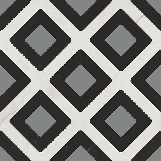 Deco Vague Grey Fioranese, Marmorea Intensa 20