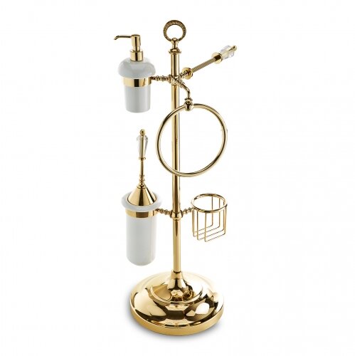 Напольная стойка для унитаза и биде Standing Dispenser, Towel,Paper, Toilet Brush, 3SC, Boheme