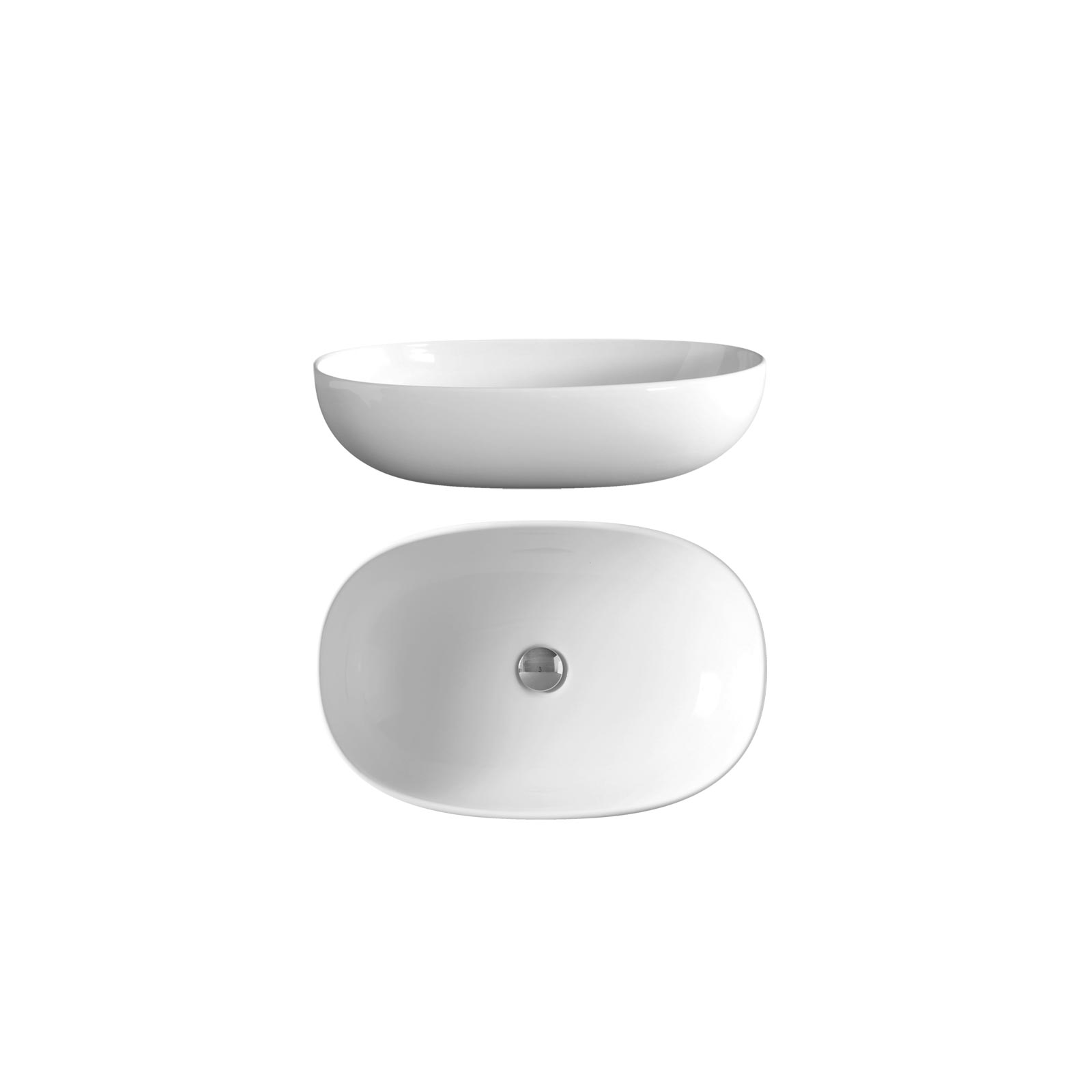 Раковина NIC Design Milk Light 66×42×12.5 см NIC Design, Раковины