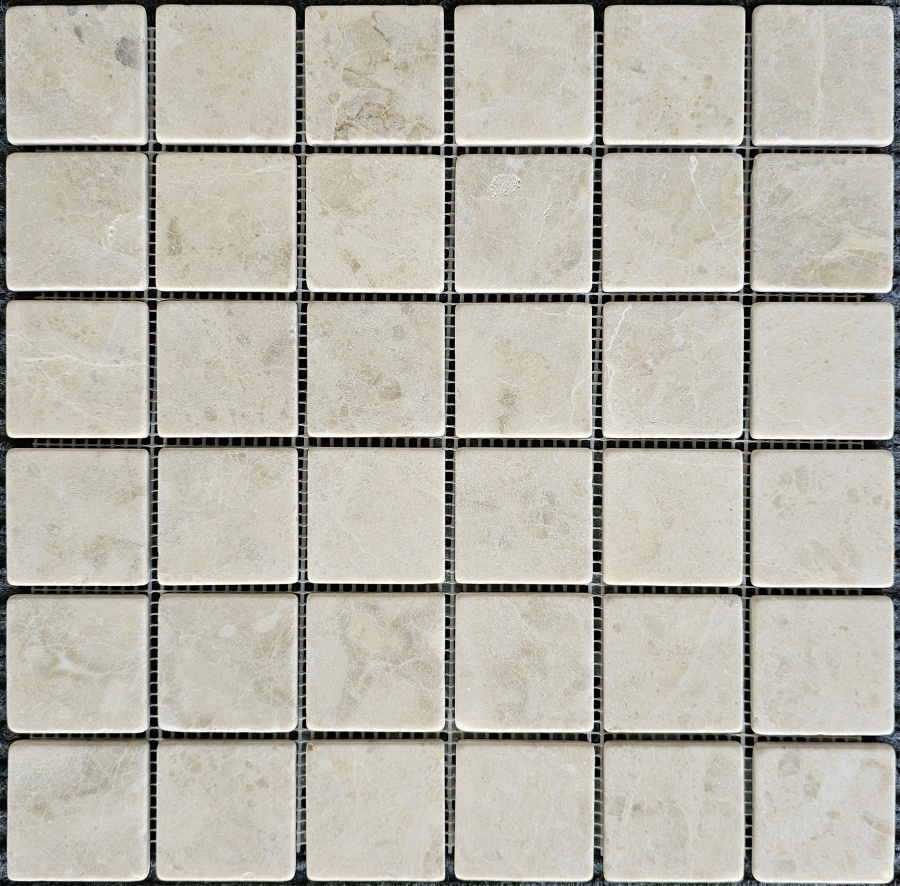 PIX 325 Cappucino, чип 48х48 мм, сетка 305х305х6 мм, Матовая Pixel, Мрамор