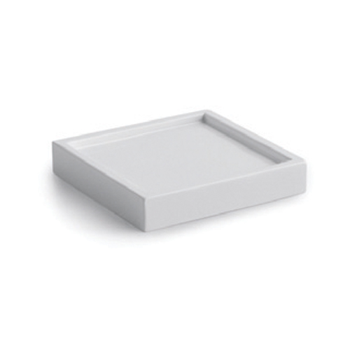 White solid surface мыльница сountertop Bertocci, Settecento