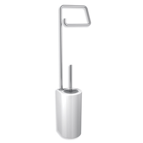 Standing туалетный ёршик с vase + держатель туалетной бумаги (керамическая) countertop Bertocci, Piantane Goccia