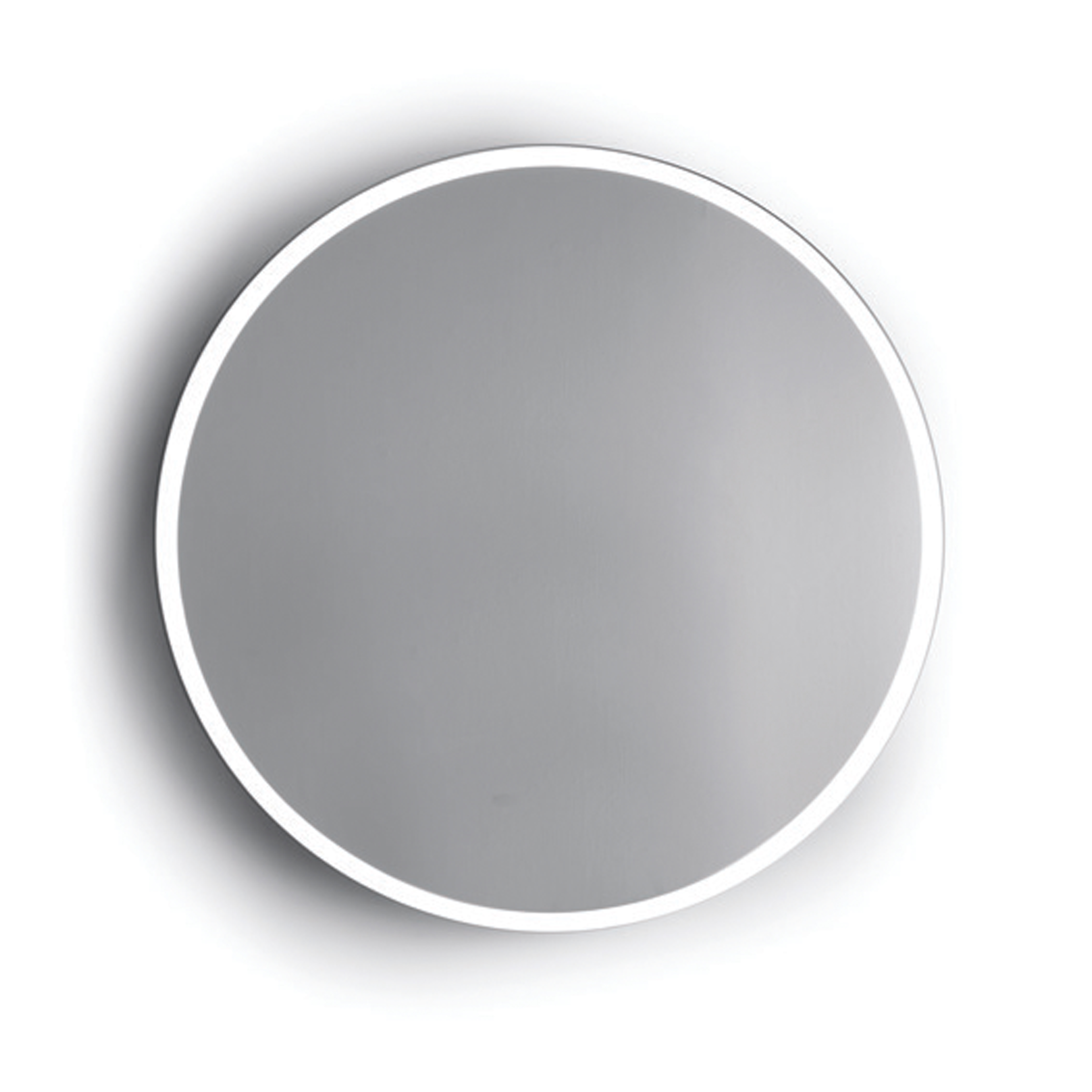 Круглый зеркало с varnished steel frame с lighting Ø 60 cm с lighting and direct wall plug wall mounting Bertocci, Mirror
