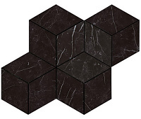 Nero Marquina Mosaico Esagono Lappato Лаппатированная Atlas Concorde, Marvel Stone