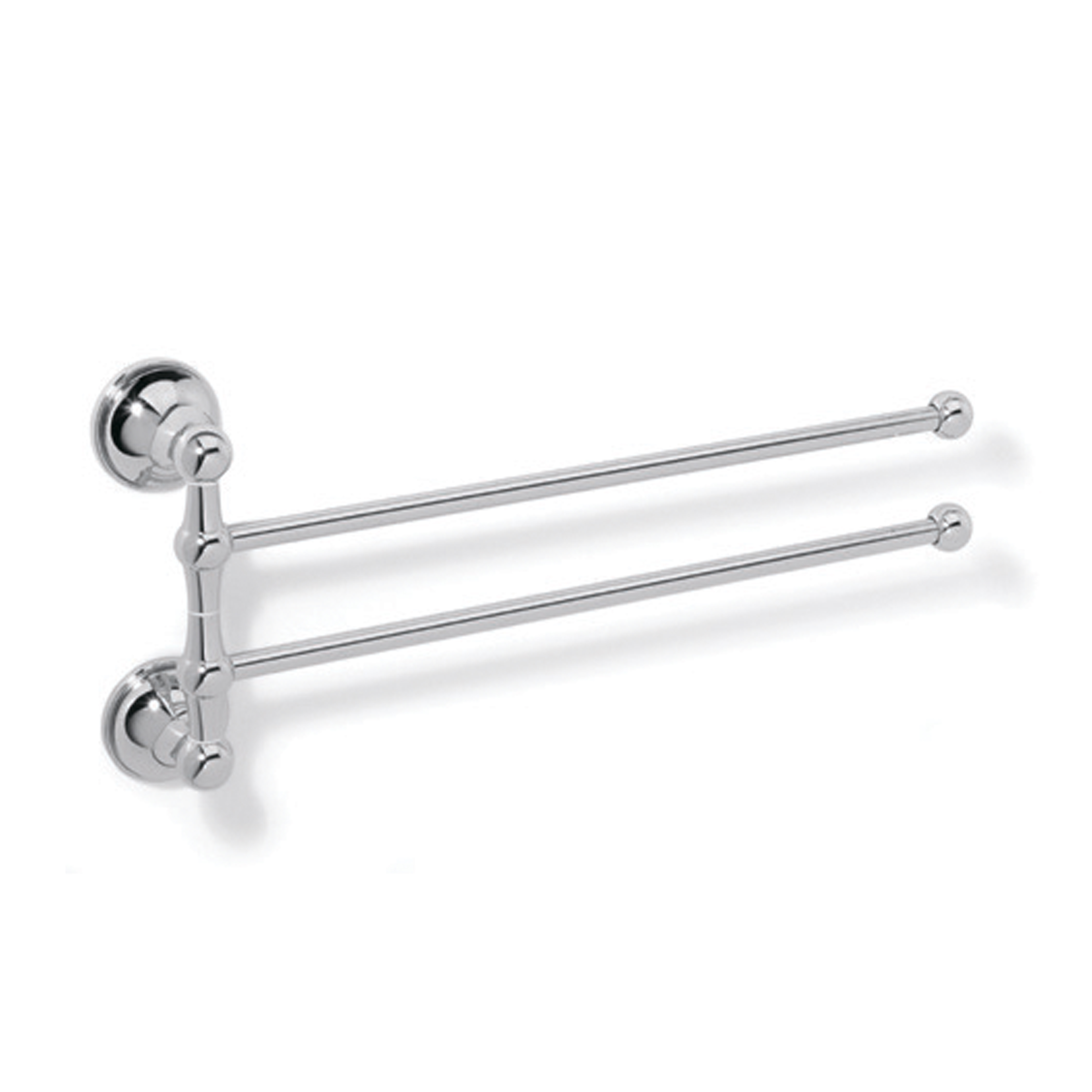 Double swing arm towel bar wall mounting Bertocci, Scacco