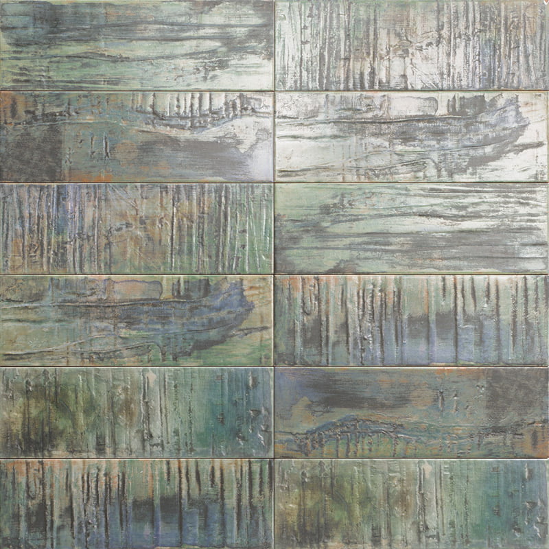 Green Керамическая плитка 10x30 Mainzu, Oldwood