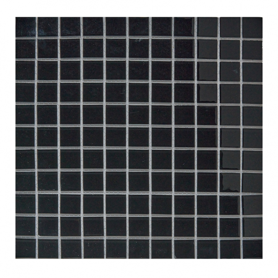 PIX014 из стекла, чип 25х25 мм, сетка 300х300х4 мм Pixel, Crystal Glass