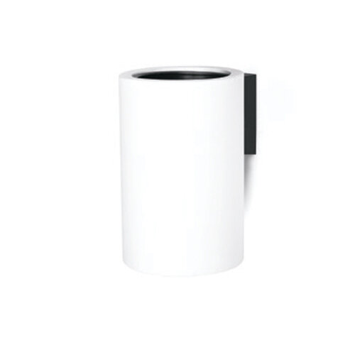 White solid surface стакан wall mounting Bertocci, Trecento