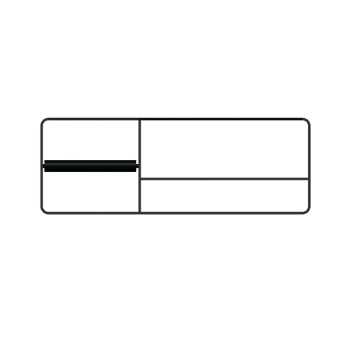 Multifunctional metal bracket с держатель туалетной бумаги and inner space cm.21 for resin complements (left) wall mounting Bertocci, FLY