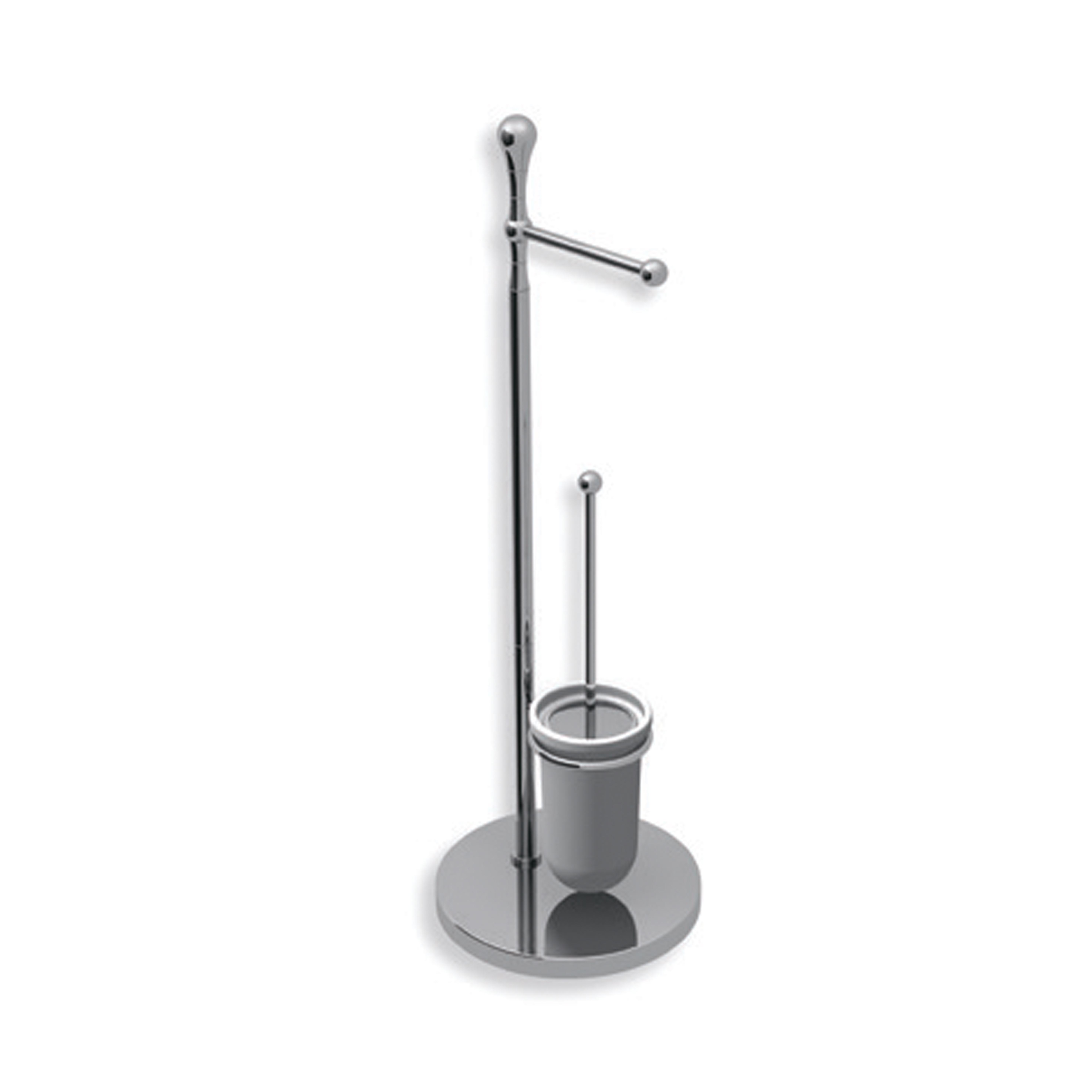 Multi-use toilet brush стойка с керамическая vase countertop Bertocci, Scacco
