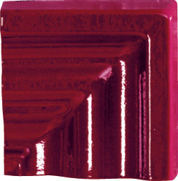 Angolo Specchio Bordo Diamante Bordeaux Tonalite, Diamante