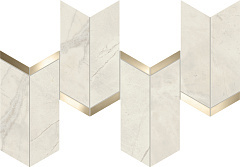Calacatta Perla Mosaico Chevron Lappato Atlas Concorde, Marvel X